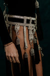 OBJECT AND DAWN - AMAYA MODULAR GARTER BELT, IN SILVER