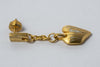 Jazz's Solid Heart Dangle Earring (AGA)