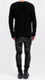 MD75 - KNITTED CASHMERE SWEATER, BLACK