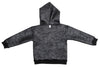 SONS OF SIOUX - LEATHER EFFECT SWEATSHIRT ZIPPER HOODIE, IN BLACK