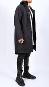 JUSTIN GALL - AERO-V MID PARKA, IN BLACK