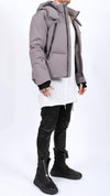 JUSTIN GALL - DETACH DOWN JACKET, IN SLATE