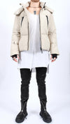 JUSTIN GALL - DETACH DOWN JACKET, IN BONE