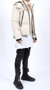 JUSTIN GALL - DETACH DOWN JACKET, IN BONE