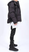 JUSTIN GALL - DETACH DOWN JACKET, IN BLACK