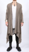 NOSTRA SANTISSIMA - KNITWEAR CAPE, IN BEIGE