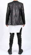 NOSTRA SANTISSIMA - SEQUIN JACKET, IN BLACK