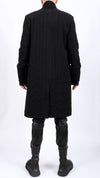 NOSTRA SANTISSIMA - WOOL COAT, IN BLACK