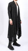 NOSTRA SANTISSIMA -KNITWEAR CAPE, IN BLACK