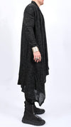 NOSTRA SANTISSIMA -KNITWEAR CAPE, IN BLACK