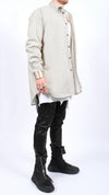 PERSONNAGE - OVERSIZED PADDED SHIRT, IN OFF WHITE