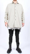 PERSONNAGE - OVERSIZED PADDED SHIRT, IN OFF WHITE