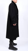 PERSONNAGE - LONG COAT IN WOOL, IN BLACK