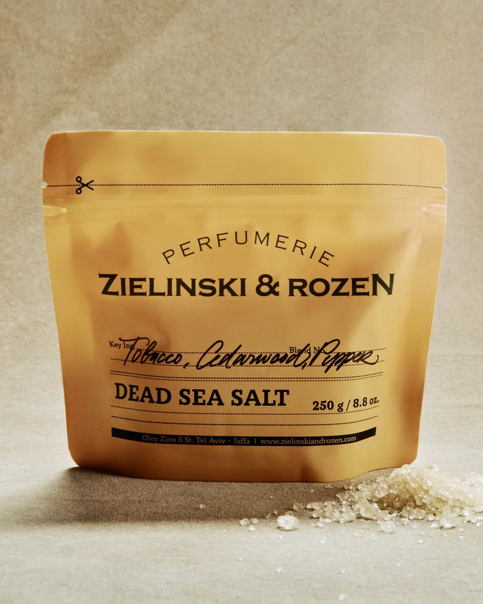 ZIELINSKI & ROZEN - SEL DE LA MER MORTE 250 G - TOBACCO, CEDARWOOD, PEPPER