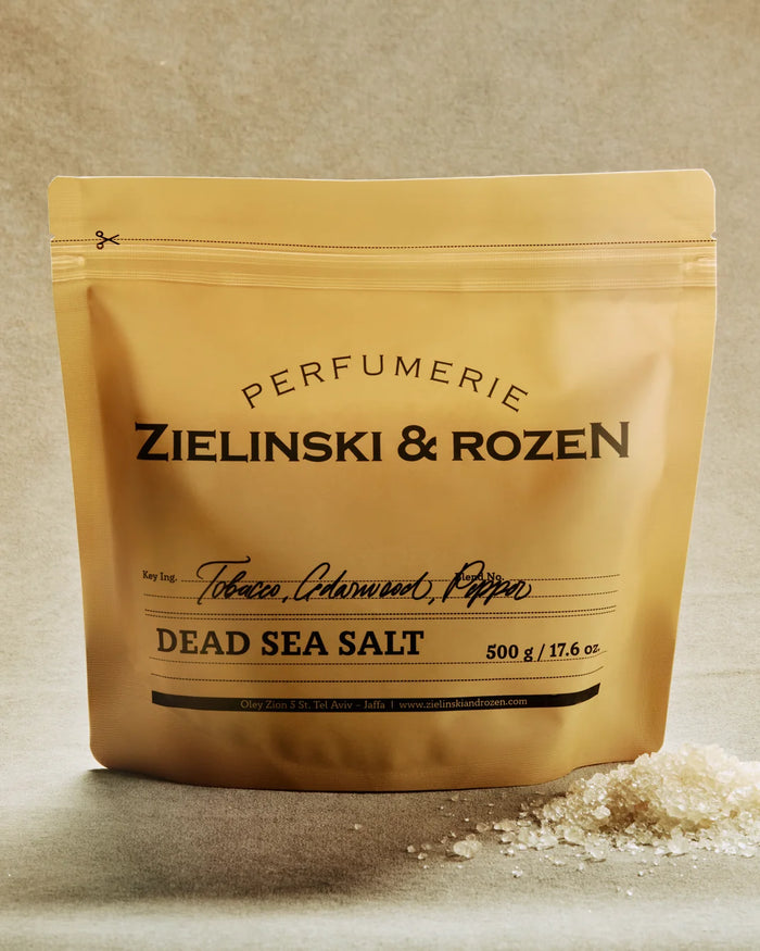 ZIELINSKI & ROZEN - SEL DE LA MER MORTE 500 G - TOBACCO, CEDARWOOD, PEPPER