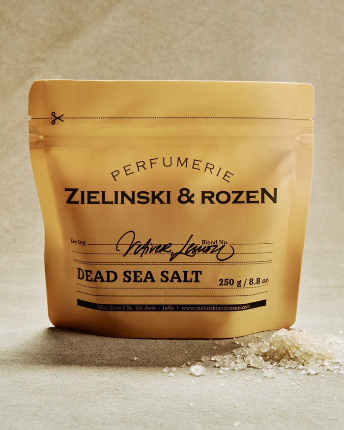ZIELINSKI & ROZEN - SEL DE LA MER MORTE 250 G - VETIVER, LEMON