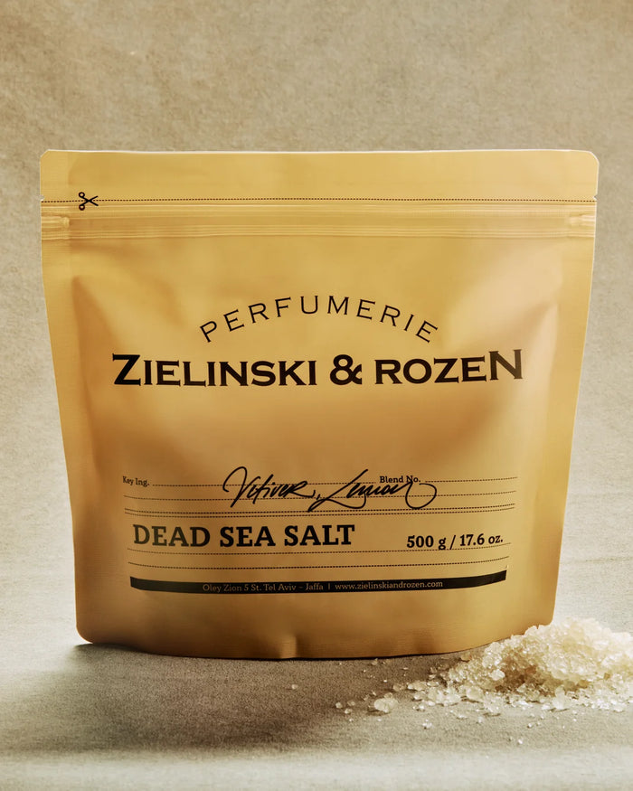 ZIELINSKI & ROZEN - SEL DE LA MER MORTE 500 G - VETIVER, LEMON