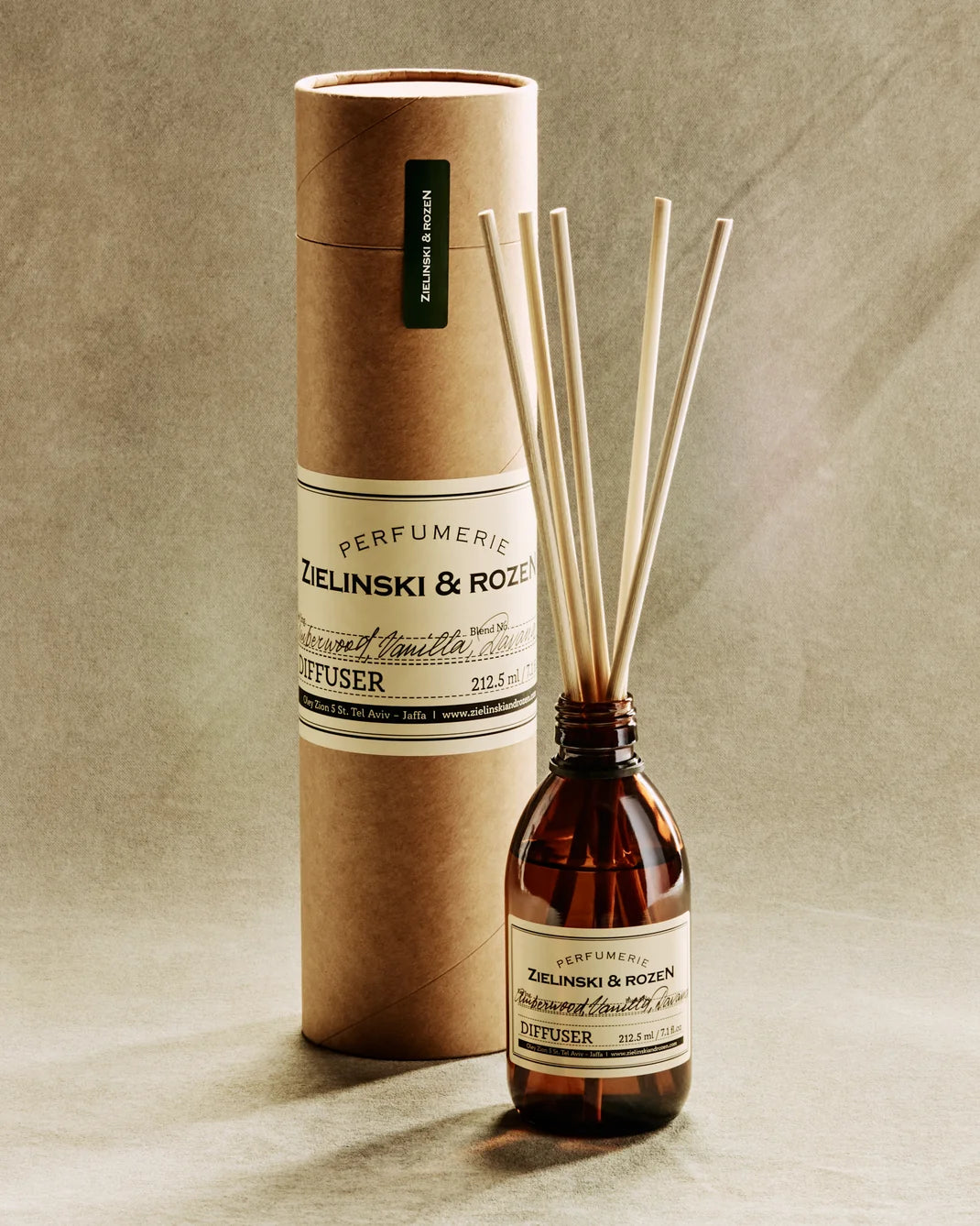 ZIELINSKI & ROZEN - DIFFUSEUR - AMBERWOOD, VANILLA, DAVANA