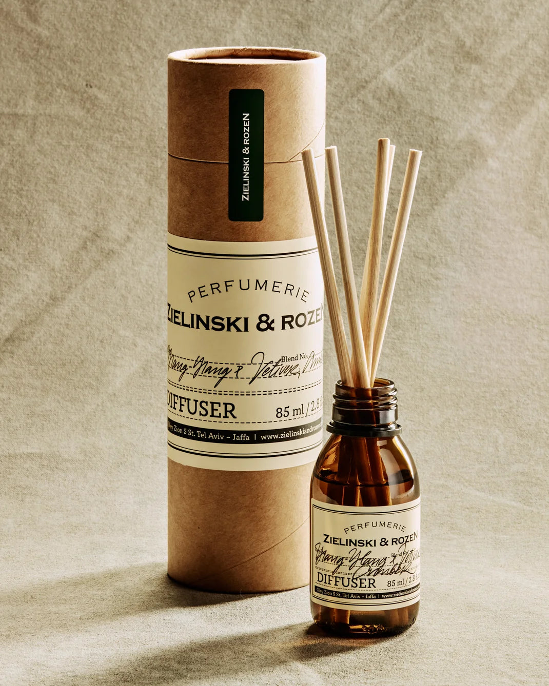 ZIELINSKI & ROZEN - DIFFUSER - YLANG YLANG, VETIVER, AMBER