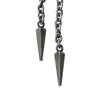 CROSS ELEMENTS - CHAIN DANGLE EARRINGS (Sterling Silver)