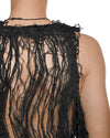 MINOAR - FILAMENTOUS SHADES TANK TOP, IN BLACK