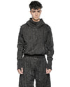 MINOAR - FILAMENTOUS SHELL HOOD ANORAK, IN BLACK
