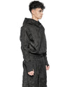MINOAR - FILAMENTOUS SHELL HOOD ANORAK, IN BLACK
