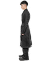 MINOAR - GRAVITY DECONSTRUCT TRENCH COAT, IN BLACK
