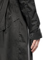 MINOAR - GRAVITY DECONSTRUCT TRENCH COAT, IN BLACK