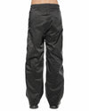 MINOAR - GRAVITY FLARE CARGO TROUSERS, IN BLACK