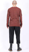 ISAAC SELLAM - HORIZON LONG SLEEVES JERSEY TOP, IN RED