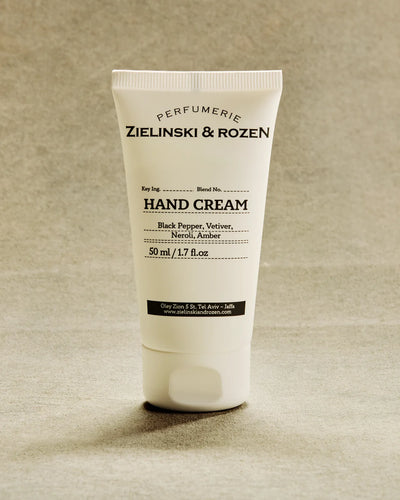 ZIELINSKI & ROZEN - HAND CREAM 50 ML - BLACK PEPPER, VETIVER, NEROLI, AMBER