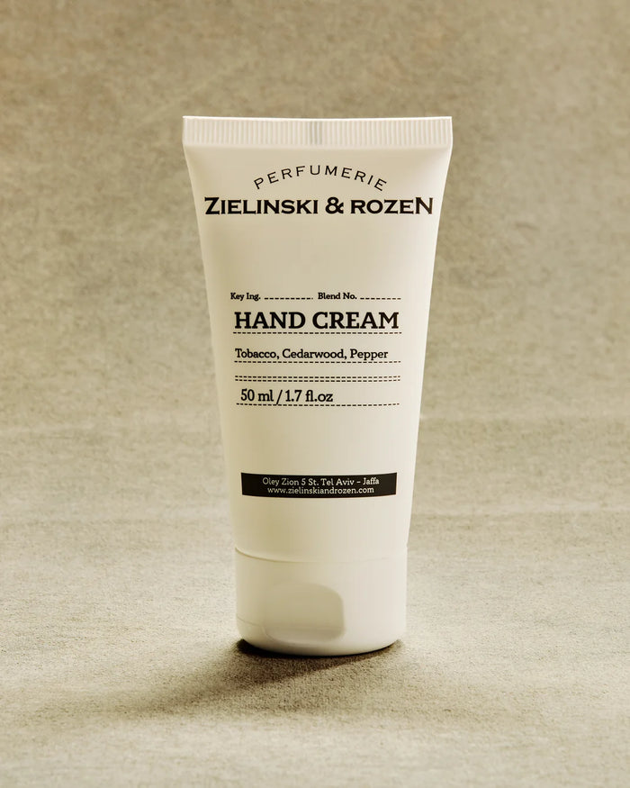 ZIELINSKI & ROZEN - CRÈME MAINS 50 ML - TOBACCO, CEDARWOOD, PEPPER