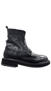 NOSTRA SANTISSIMA - LEATHER BOOTS WITH EXTRA LIGHT SOLE, IN BLACK