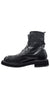 NOSTRA SANTISSIMA - LEATHER BOOTS WITH EXTRA LIGHT SOLE, IN BLACK
