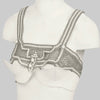 OBJECT AND DAWN - KHUTULUN MODULAR TOP W/ LEATHER BRA, IN PEARL