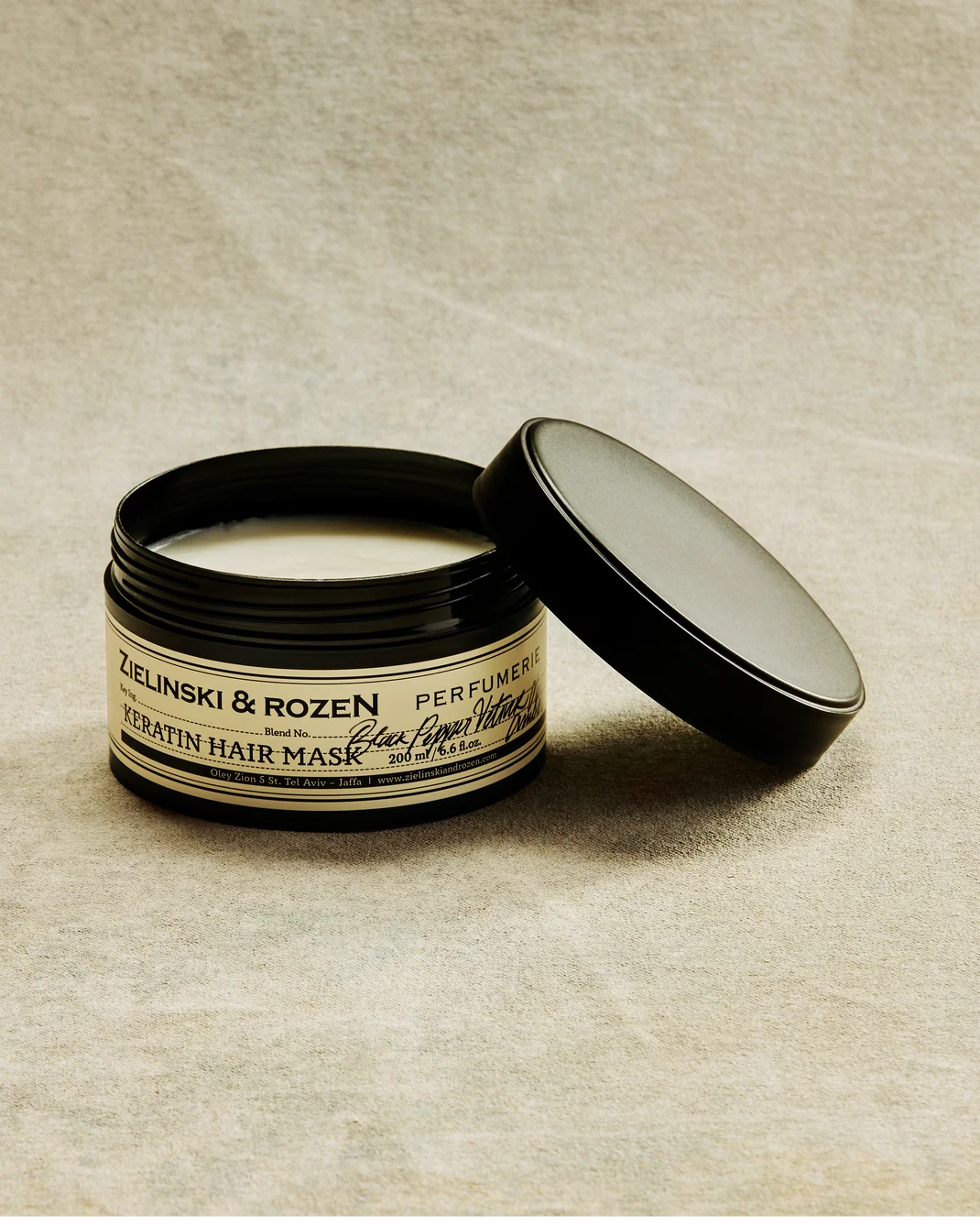 ZIELINSKI & ROZEN - KERATIN HAIR MASK 200 ML - BLACK PEPPER, VETIVER, NEROLI, AMBER
