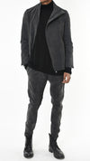 LA HAINE INSIDE US - STRETCH COTTON JACKET, IN BLACK