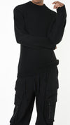 LA HAINE INSIDE US - KNITTED SWEATER 279, IN BLACK