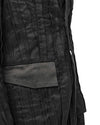 MINOAR - LINEAR CRUSHED TECHNIQUE BLAZER JACKET, IN BLACK