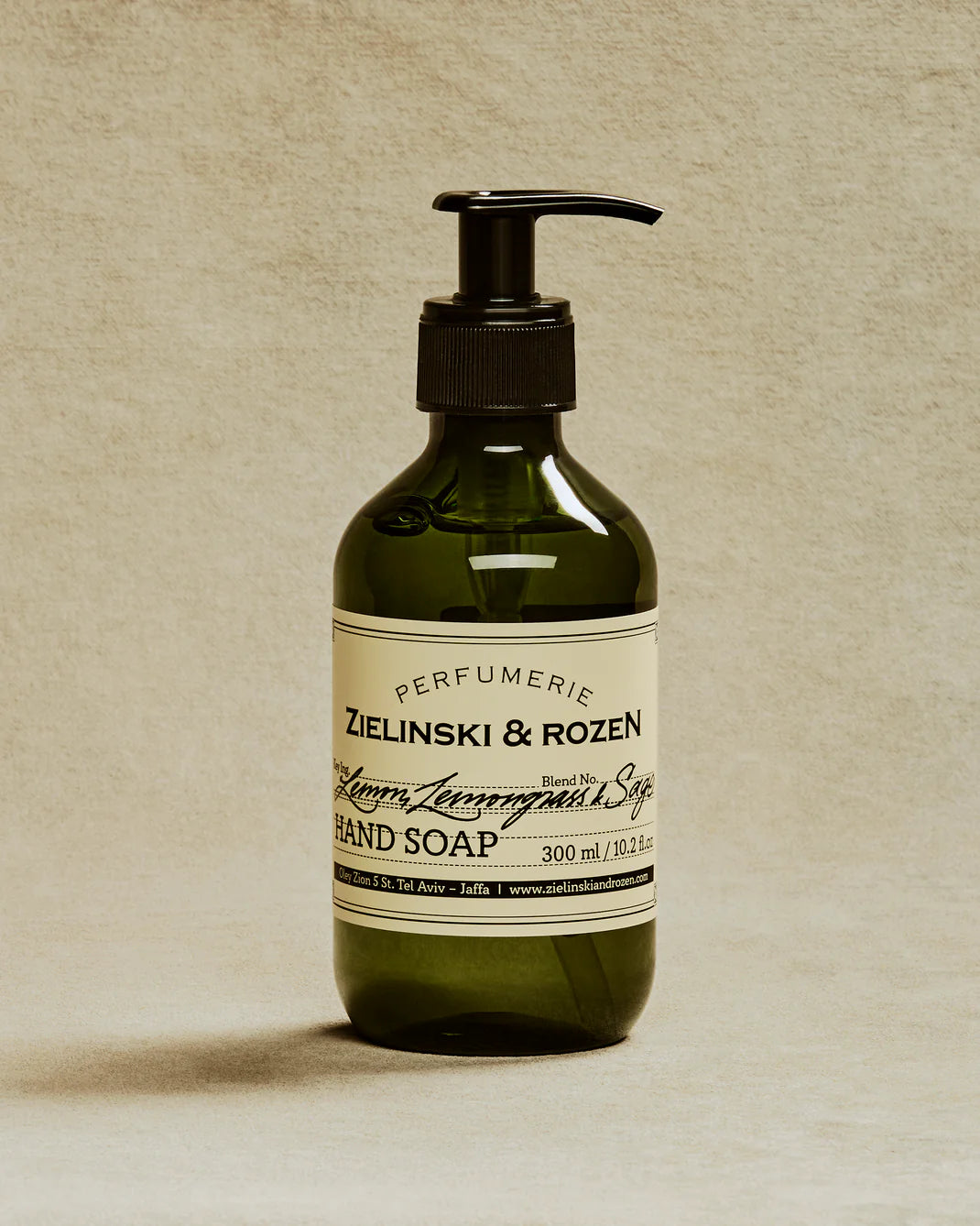 ZIELINSKI & ROZEN - SAVON LIQUIDE 300 ML - CITRON, CITRONNELLE, SAUGE