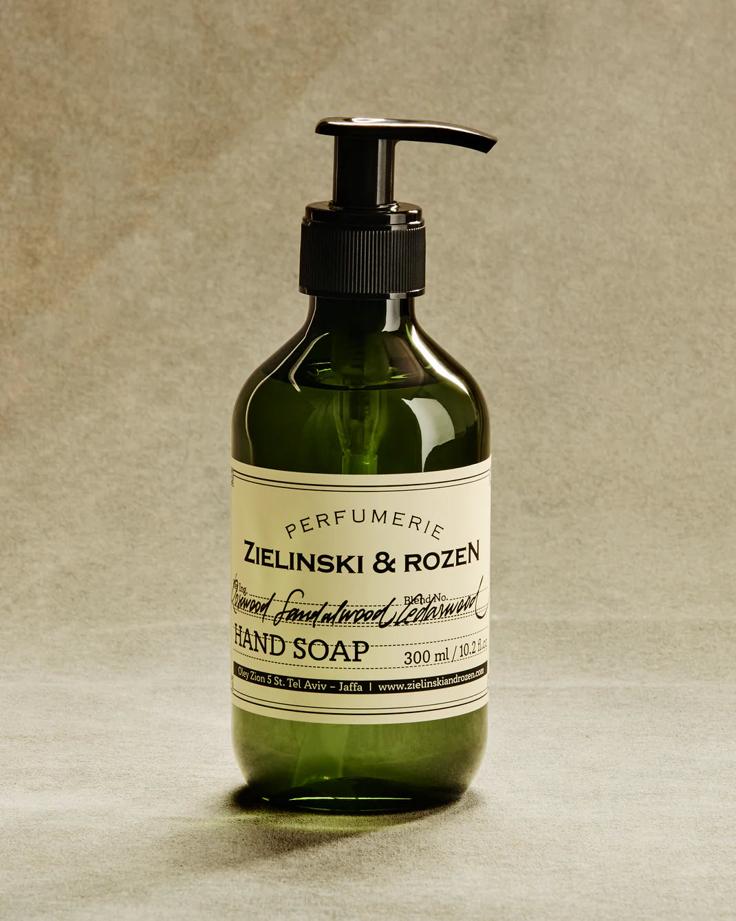 ZIELINSKI & ROZEN - SAVON LIQUIDE 300 ML - TABAC, BOIS DE CÈDRE, POIVRE