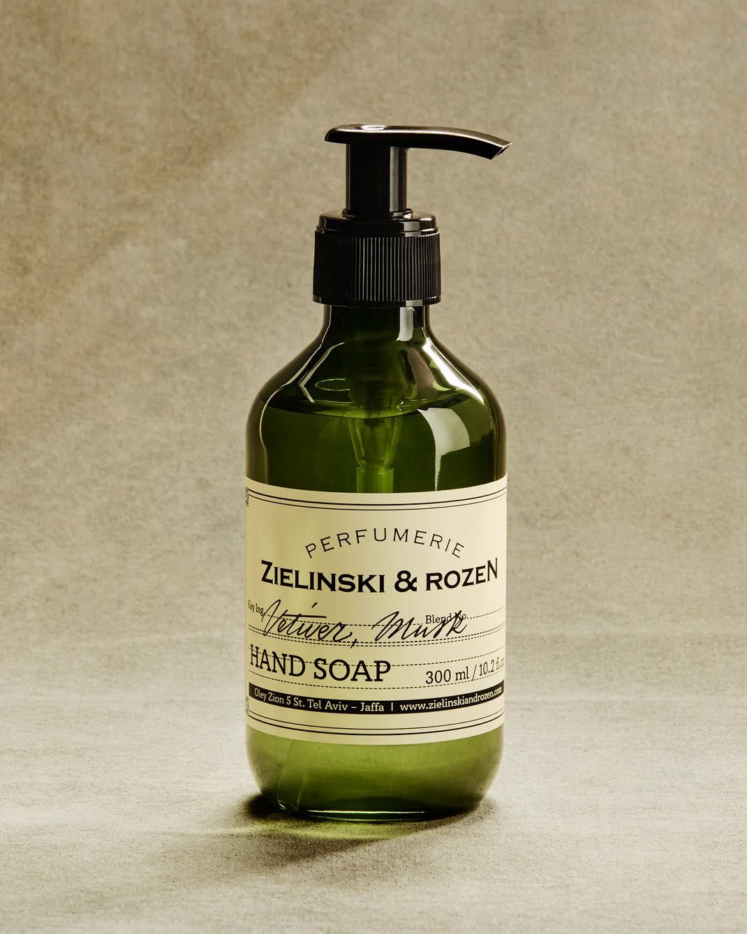 ZIELINSKI & ROZEN - SAVON LIQUIDE 300 ML - VÉTIVER, MUSC