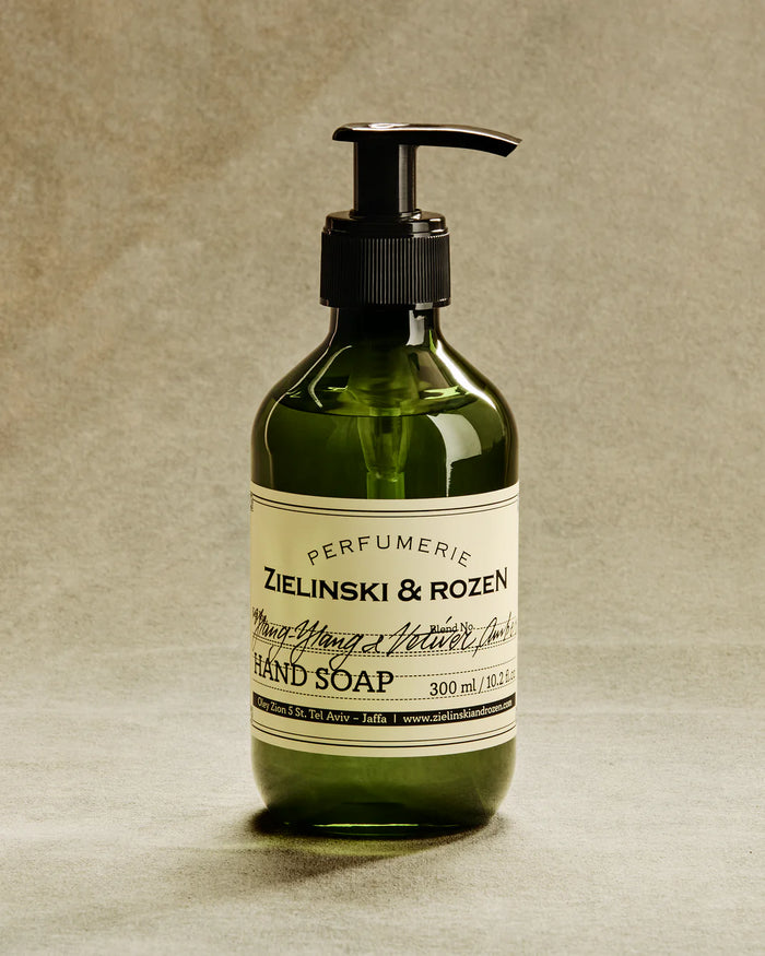 ZIELINSKI & ROZEN - SAVON LIQUIDE 300 ML - YLANG-YLANG, VÉTIVER, AMBRE