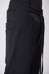 THOM KROM - CROPPED CROTCH TROUSERS MST 429, IN BLACK