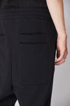 THOM KROM - CROPPED CROTCH TROUSERS MST 429, IN BLACK