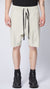 THOM KROM - WOVEN STRETCH MATERIAL DROP CROTCH SHORTS MST 439, IN SAND