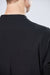THOM KROM - STAND UP COLLAR SHIRT WITH SHORT SLEEVES MTS 763, IN BLACK