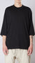 THOM KROM - OVERSIZED AND LOOSE FIT T-SHIRT MTS 781, IN BLACK