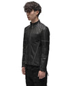 MINOAR - BIKER HORSE LEATHER JACKET, IN BLACK